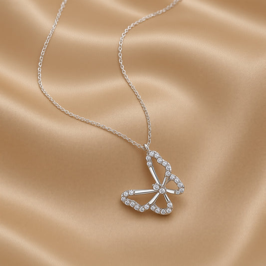 Fairy Butterfly Necklace | S925 Sterling Silver