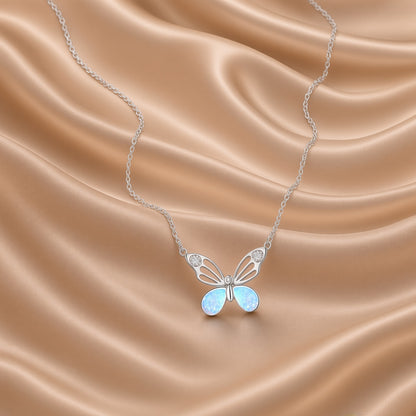 Metamorphosis Butterfly Necklace | S925 Sterling Silver Women's