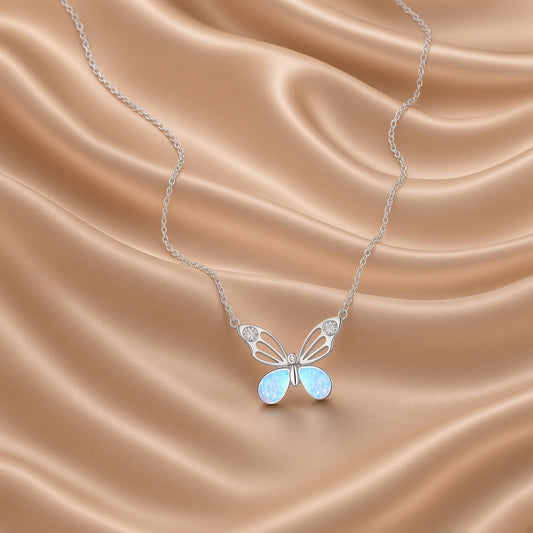 Metamorphosis Butterfly Necklace | S925 Sterling Silver Women's