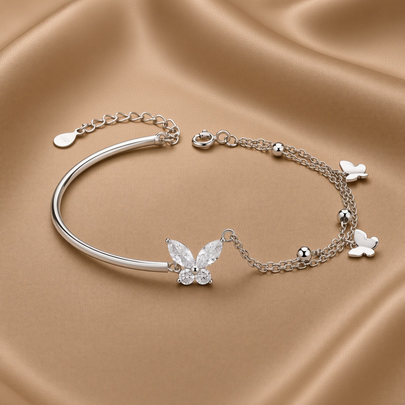 Light Lux Butterfly Bracelet | S925 Sterling Silver