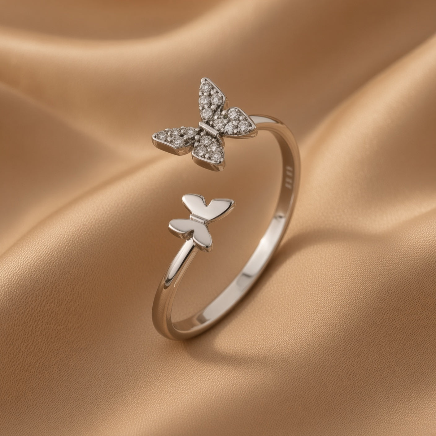 Butterfly Duality Ring | S925 Sterling Silver