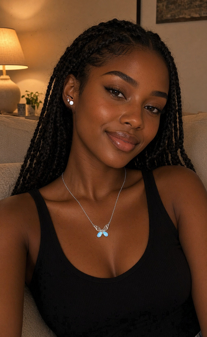Butterfly Metamorphosis Necklace | S925 Sterling Silver