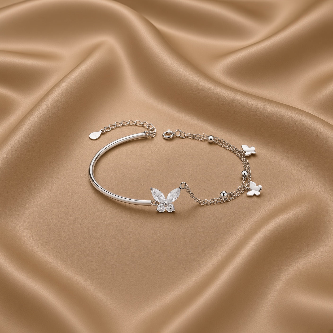 Light Lux Butterfly Bracelet | S925 Sterling Silver