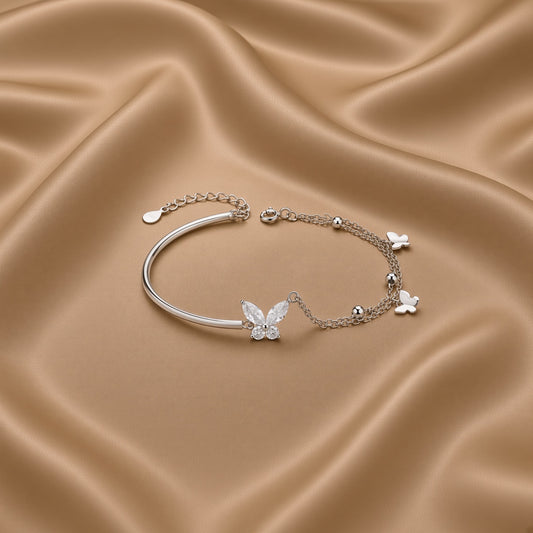 Light Lux Butterfly Bracelet | S925 Sterling Silver
