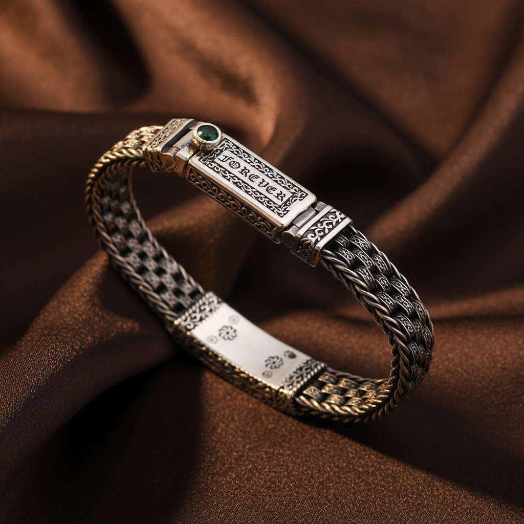 Tang Grass Pattern Bracelet