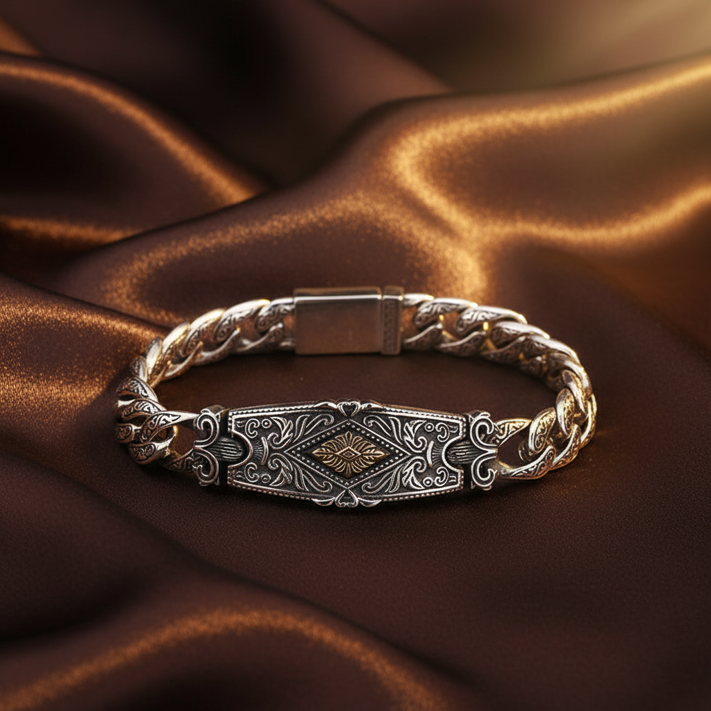Tang Grass Pattern Bracelet