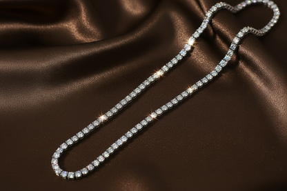 Diamond Tennis Chain | S925 Sterling Silver
