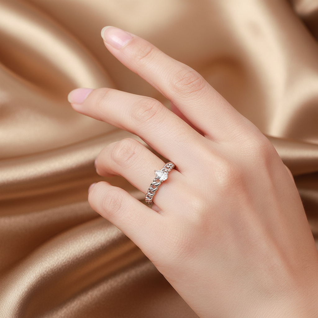 Twisted Band Ring Lifestyle - No Text