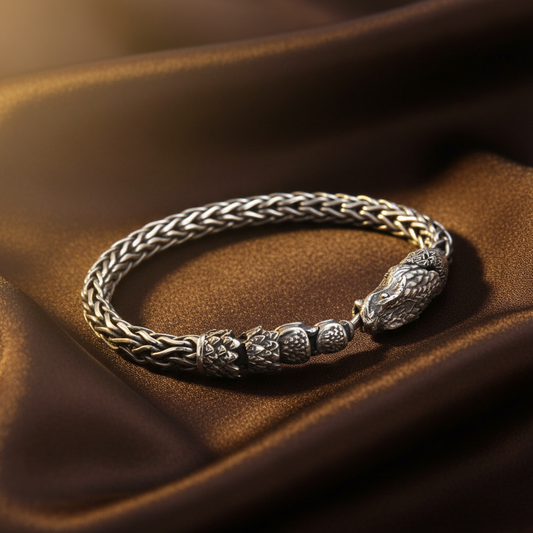 Woven Python Vintage Bracelet